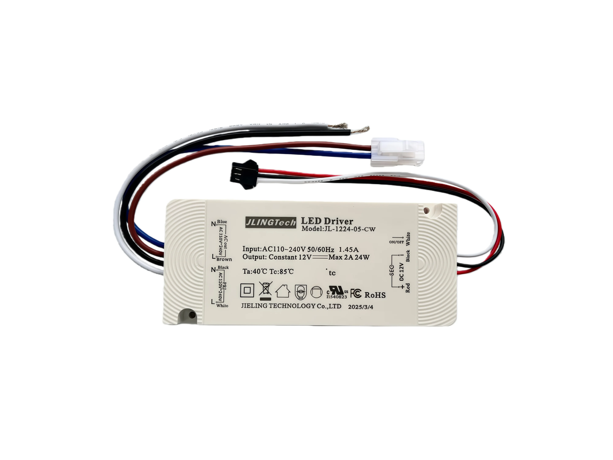 24W UL Certification Built-in Defogging – JL-1224-05-CW