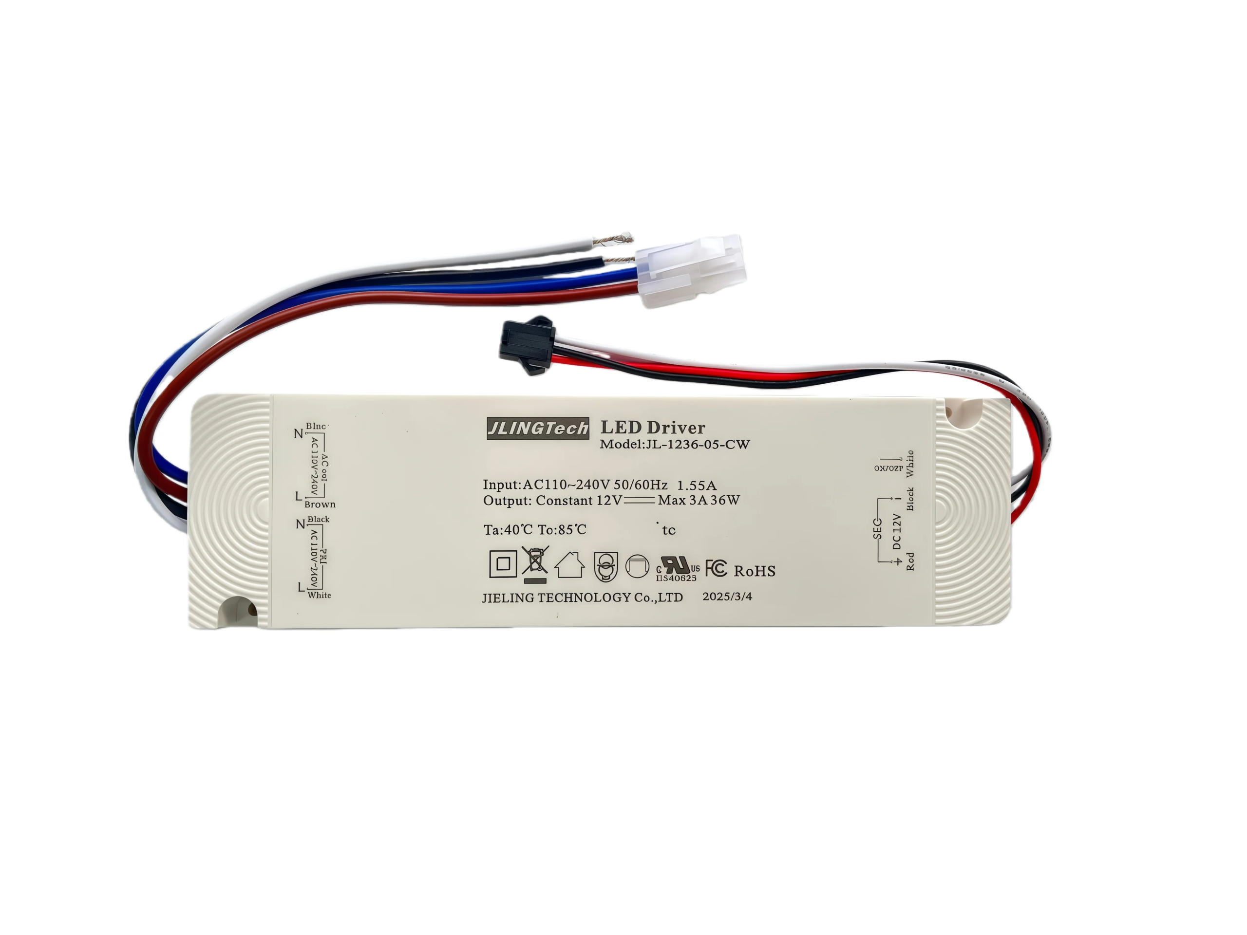 36W UL Certification Built-in Defogging – JL-1236-05-CW