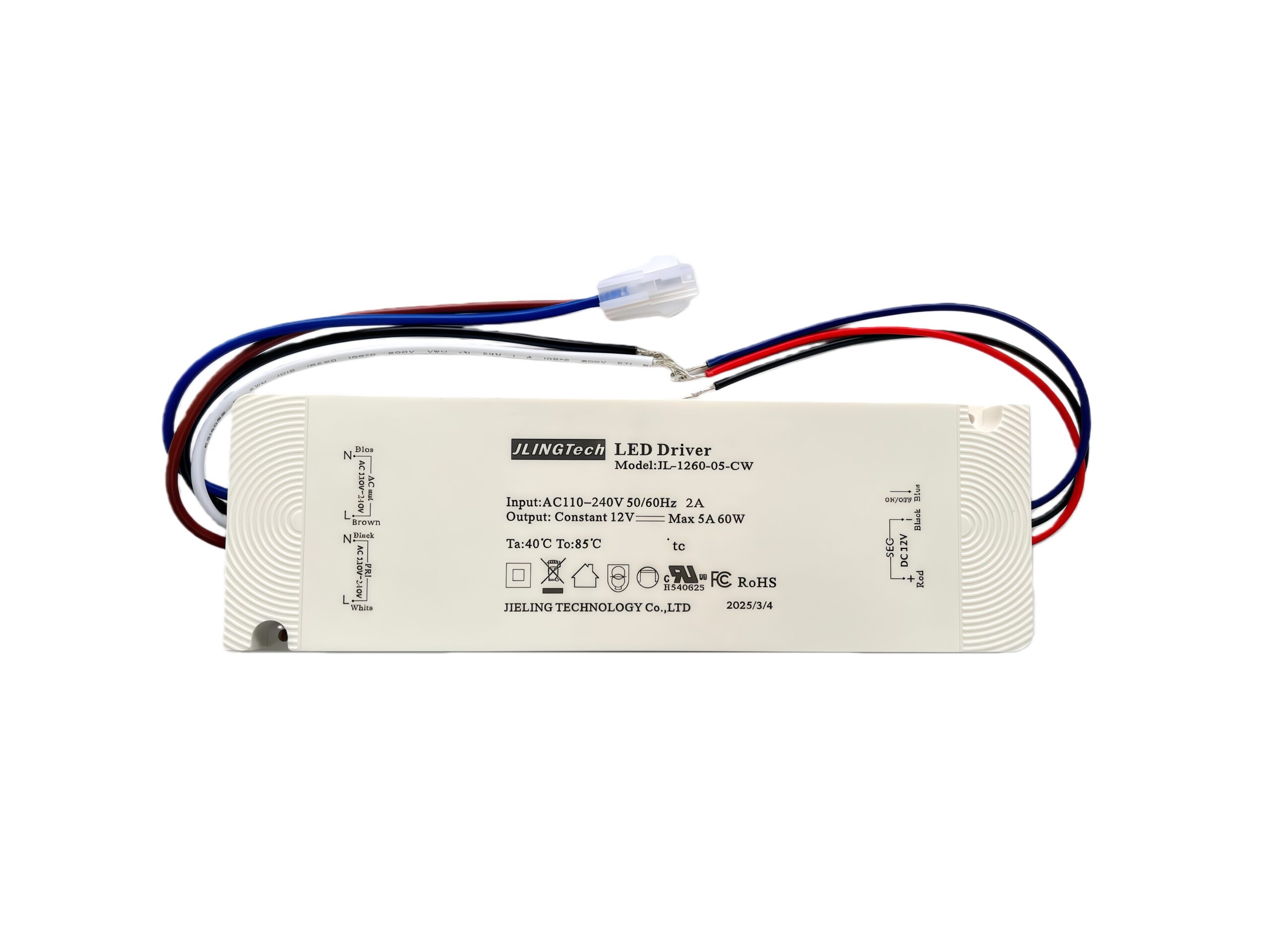 60W UL Certification Built-in Defogging – JL-1260-05-CW