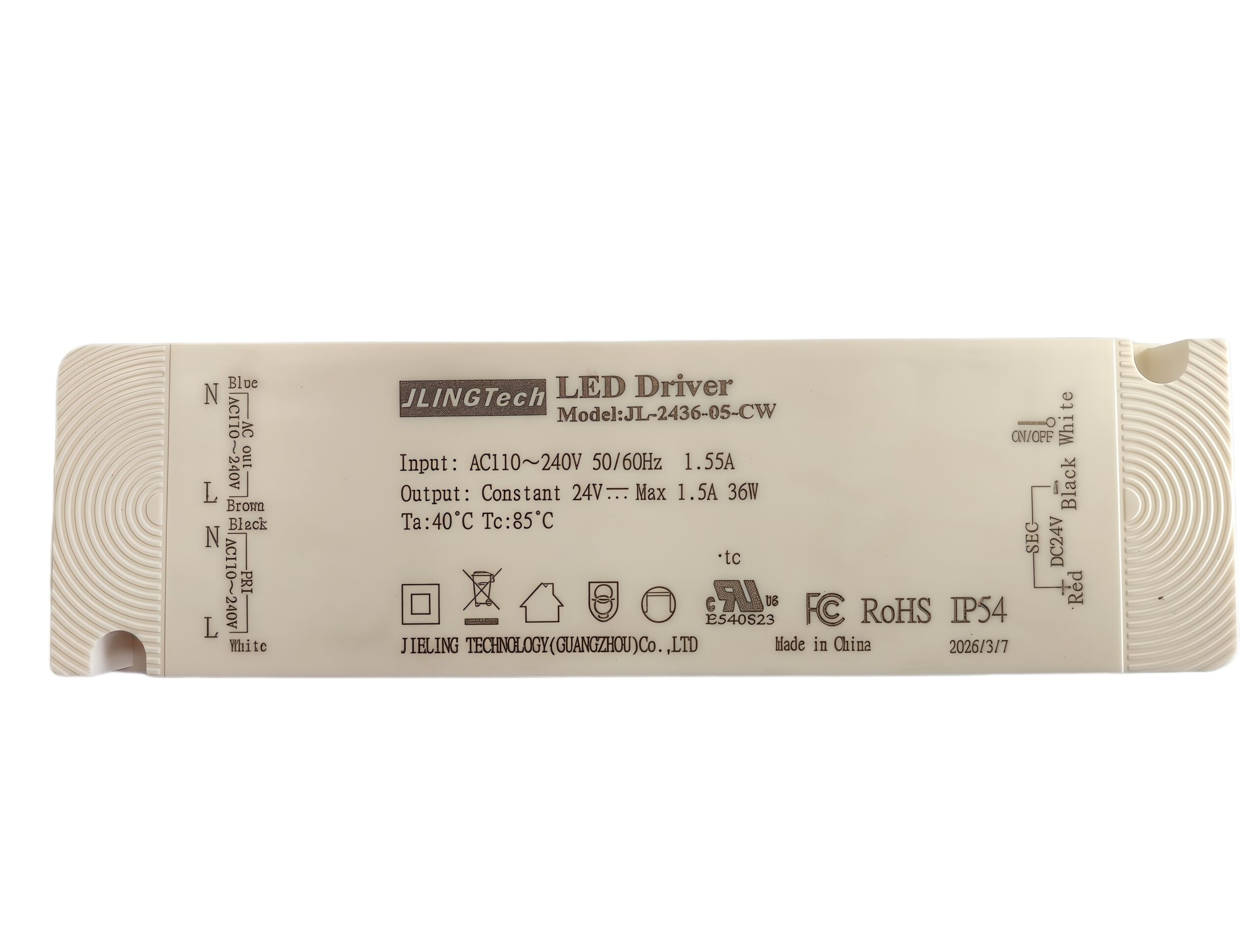 24W UL Certification Built-in Defogging – JL-2424-05-CW