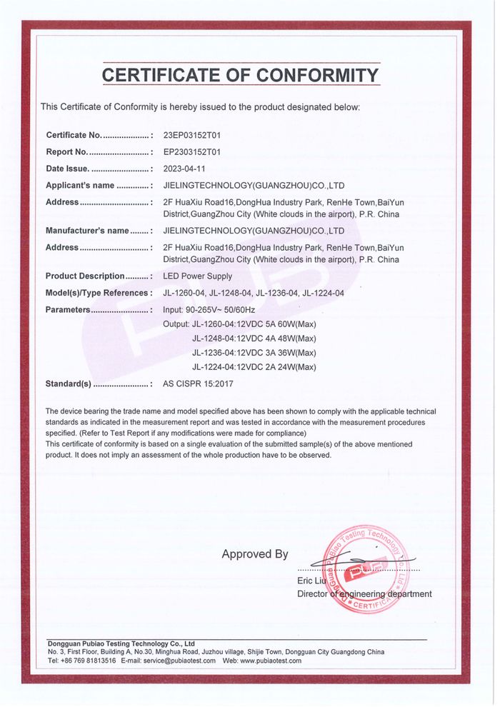 RCM certificate