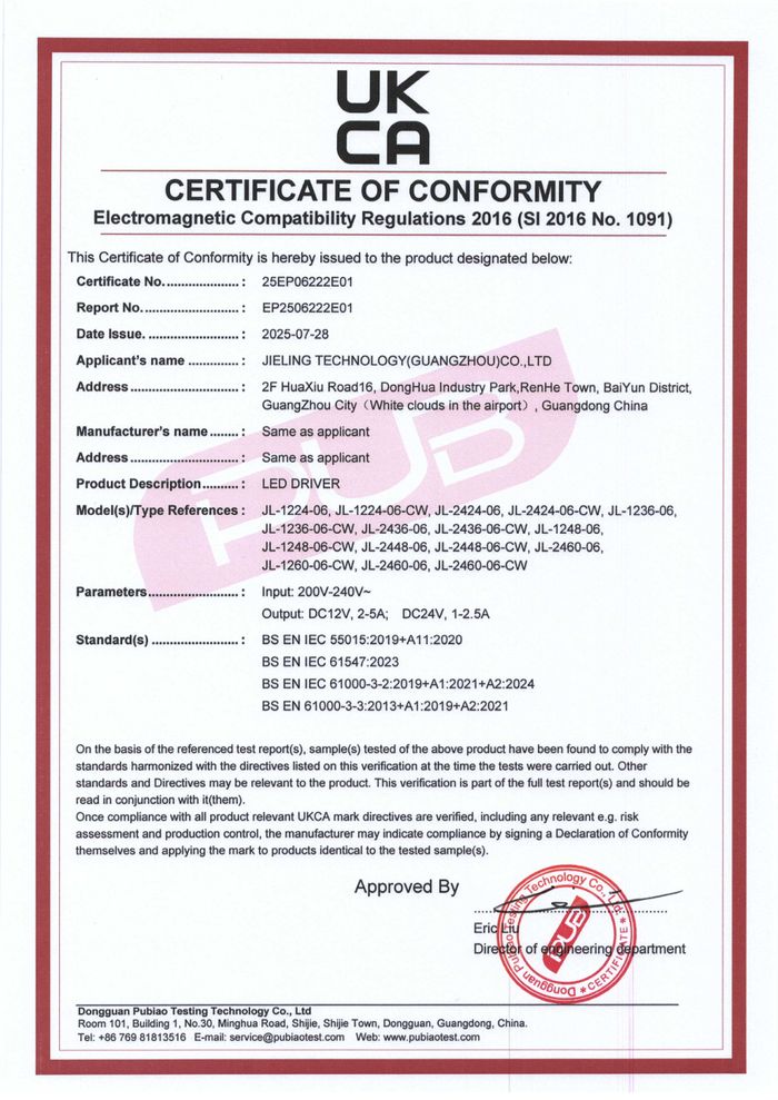 UKCA certificate